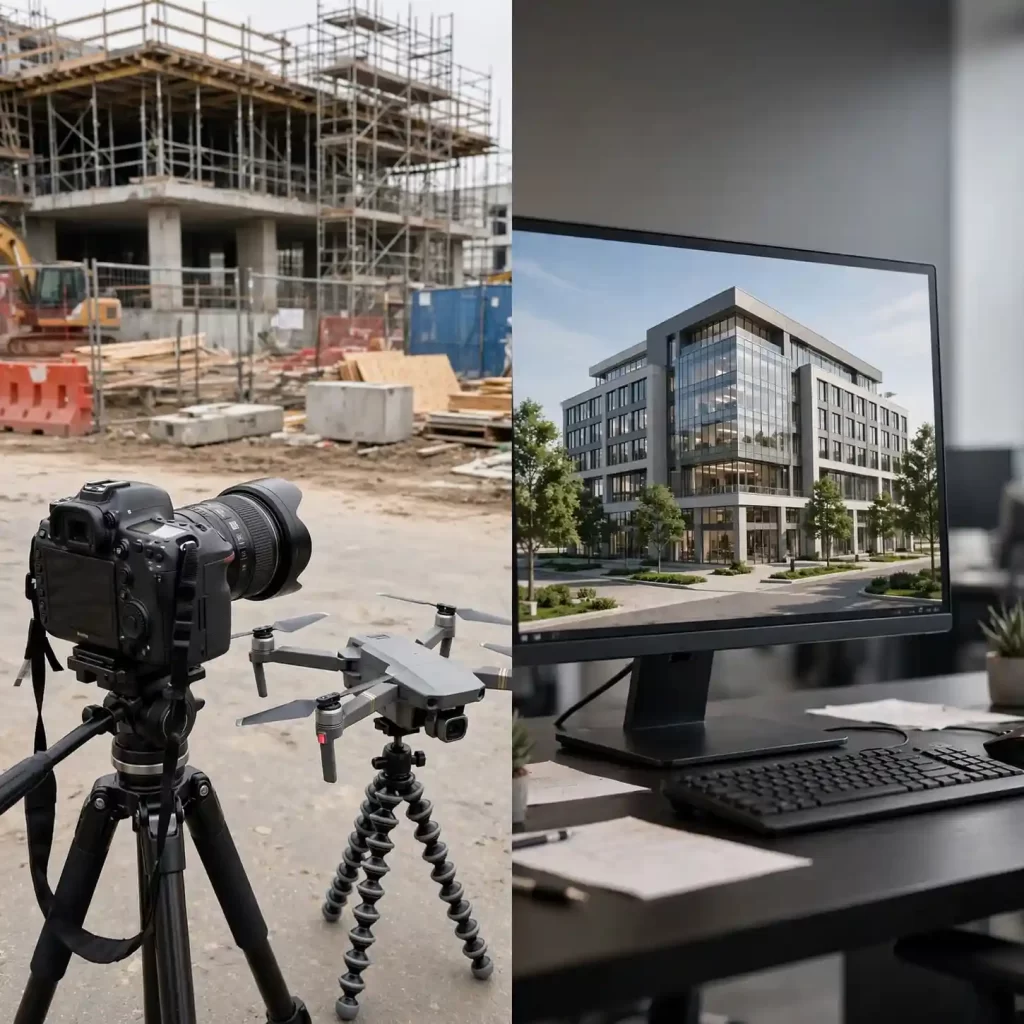 construction-site-vs-3d-render